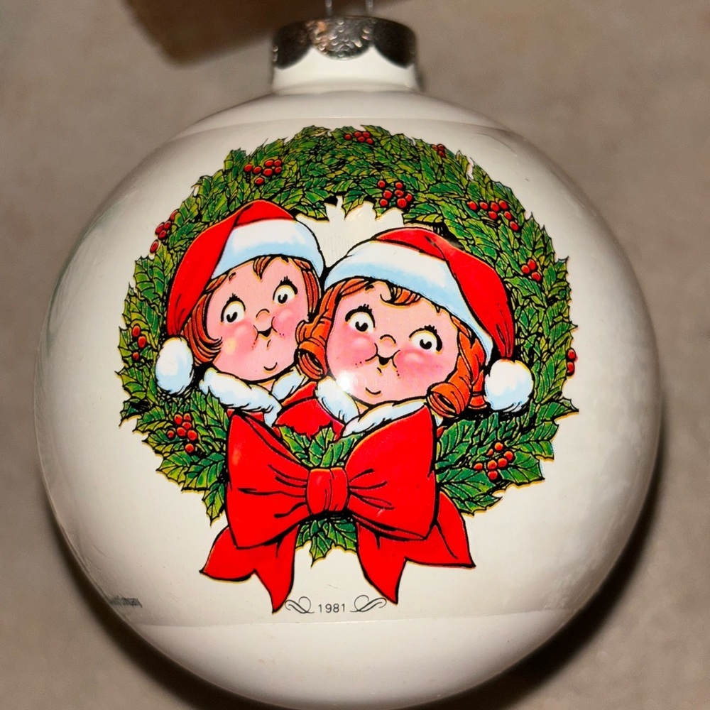Vintage 1981 Campbell Kids Collector's Edition Christmas Tree Ornament